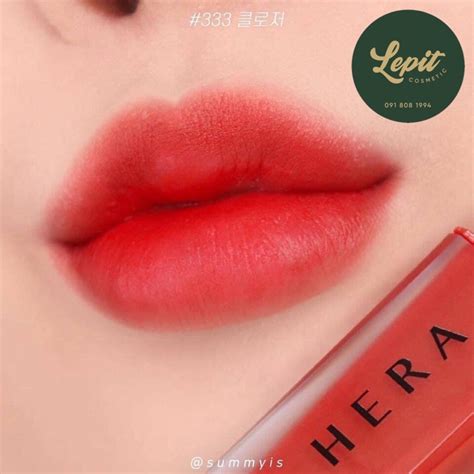 Ch Nh H Ng Son Hera Sensual Powder Matte V Hera Sensual Spicy Nude Gloss Shopee Vi T Nam
