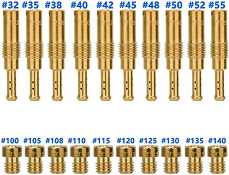 Amazon Terberl 20 Pieces Carburetor Main Jet Kit 10Pcs Slow Pilot