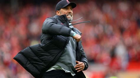 Liverpool coach injures himself while celebrating goal against ...