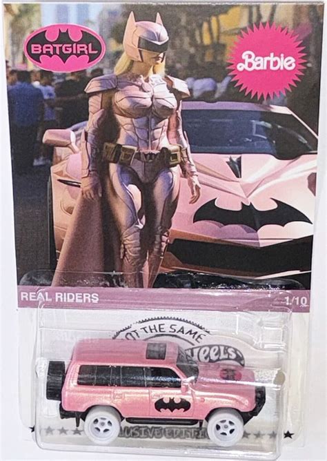 Toyota Land Cruiser 80 CUSTOM Hot Wheels Barbie Batgirl Series W RR Transportation