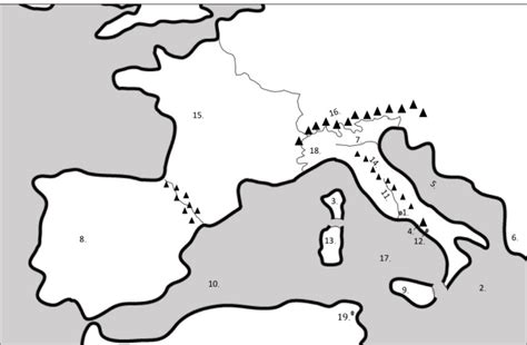 Ancient Rome Map Diagram Quizlet