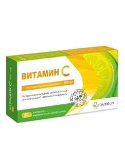 Витамин С Danhson 900 мг таблетки №20 | отзывы
