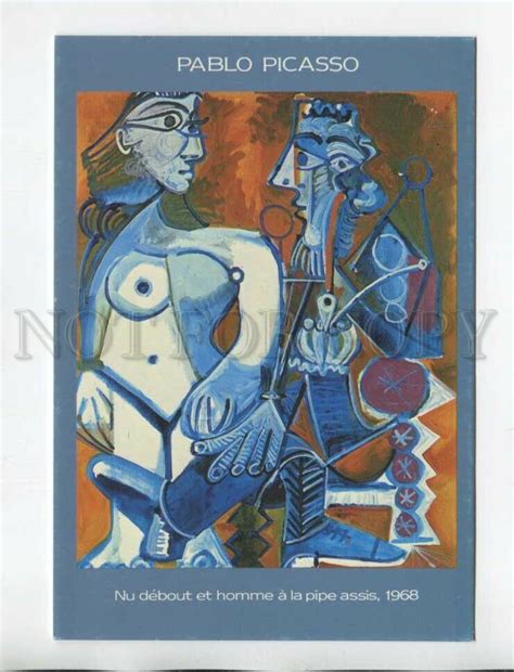 470743 Surrealism Painting By Pablo Picasso Nude Standing Man With Pipe