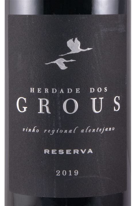 2019 Herdade Dos Grous Reserva Tinto