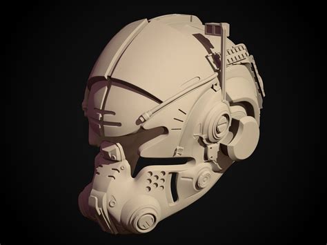 Jack Cooper 3d Model Helmet No Cutting In Parts Etsy