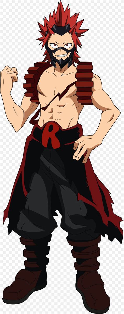 Eijirou Kirishima My Hero Academia Costume Cosplay Wig Png