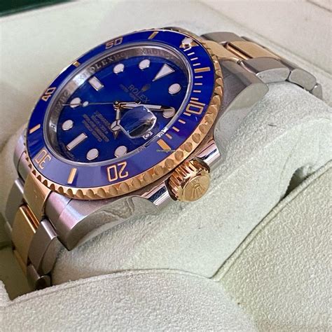 Rolex Submariner Date Bluesy Flat Blue Dial 116613lb For 17 994 For