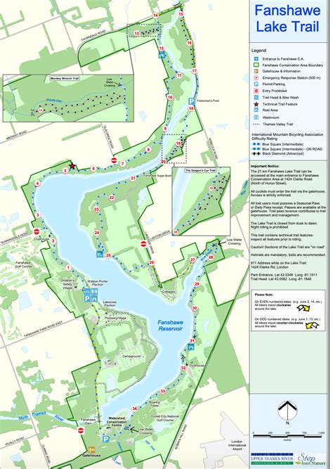 Fanshawe Lake Conservation Area Trails - Great Runs