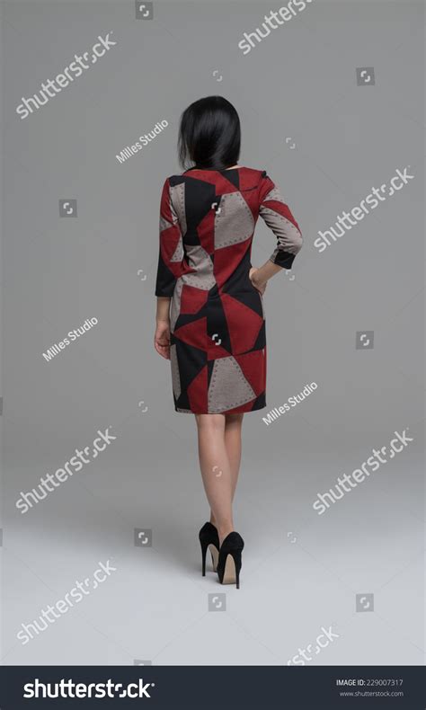 Full Length Portrait Sexy Brunette Woman Stock Photo Shutterstock