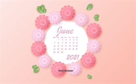 June 2021 Calendar Wallpapers - Top Free June 2021 Calendar Backgrounds