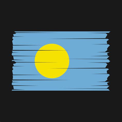 vetor da bandeira do palau 21842902 Vetor no Vecteezy