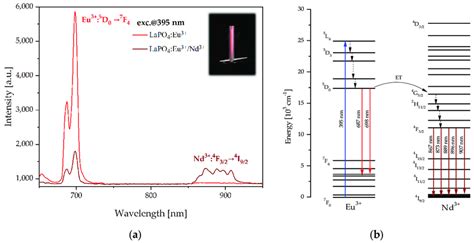 Luminescence Spectra Of Lapo Eu And Lapo Eu Nd With