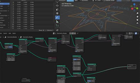 Geometry Nodes In Geonodes Combining Any Arbitrary Closed Curve To