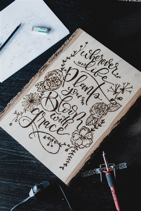 Woodburning Tips from a Beginner - Lemon Thistle