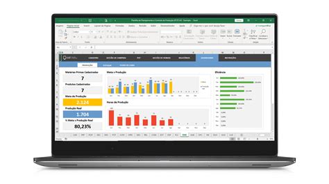 Planilha De Planejamento E Controle Da Produ O Em Excel Luz Prime