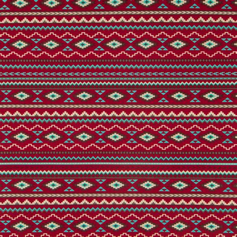 Red Southwest Striped Cotton Calico Fabric Hobby Lobby 943472