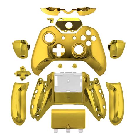 Carcasa Completa Oro Cromo Para Control Xbox One Con 3 5mm J 578 00