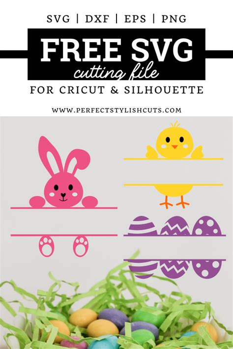 Free Easter Basket Monograms SVG File - PerfectStylishCuts | Free SVG ...