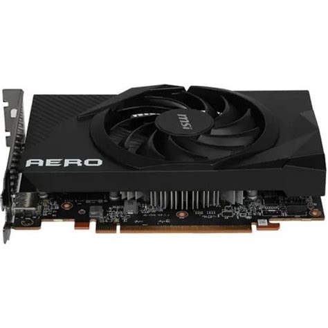Купить Видеокарта MSI PCI-E AMD Radeon RX6400 4Gb (RX 6400 AERO ITX 4G ...