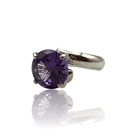 Alexandrite Ring - Sterling Silver - Faceted - Adjustable – Mineralogy