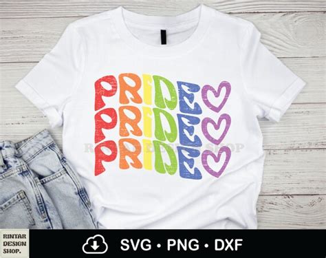 Lgbtq Pride Svg Png Retro Gay Pride Svg Rainbow Pride Svg Etsy