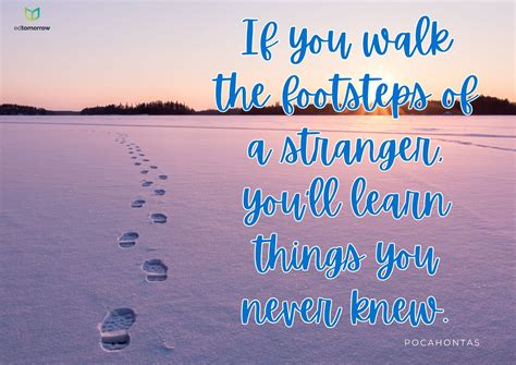 walk  footsteps  strangers