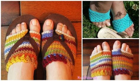 Flip Flop Socks Crochet Pattern Free And Paid Flip Flop Socks Crochet