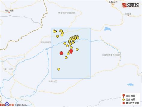 新疆阿克苏地区沙雅县发生42级地震