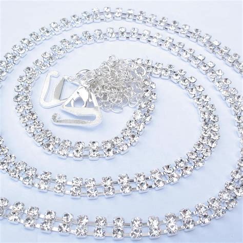 YLJ SC Rhinestone Lingerie Rhinestone Bra Straps Rhinestone Panties Rhinestone Garter Belt