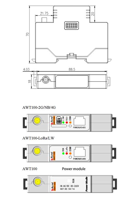 Awt Lorahw Iot Smart Lora Gateway Acrel