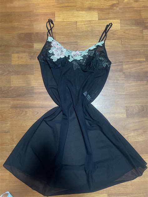 Wacoal Sheer Y K Embroidered Lingerie Slip Dress Nightgown Women S Fashion New Undergarments