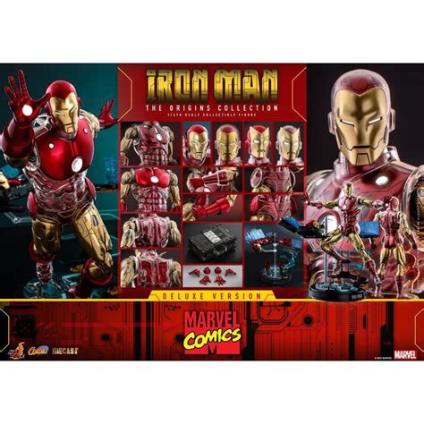 HOT TOYS CMS08D38 漫威漫畫 元祖系列 鋼鐵人 豪華版 蝦皮購物