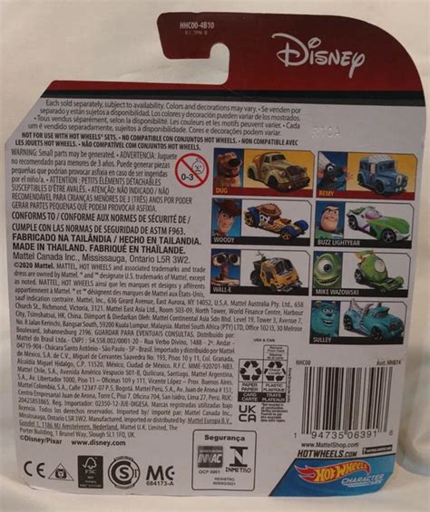 Disney Mike Wazowski Pixar Hot Wheels Character Cars Picclick Uk