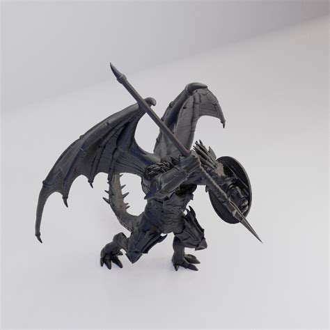 Hot Goblin 翼竜槍蝙蝠翼 ミニチュア ホットゴブリン ドラゴンボーン戦士