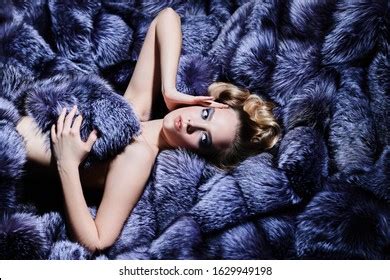 Sexy Woman Fur Coat Nude Images Stock Photos Vectors Shutterstock