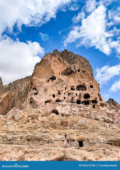 Ancient Cave Houses in Cappadocia, Turkey Stock Photo - Image of house