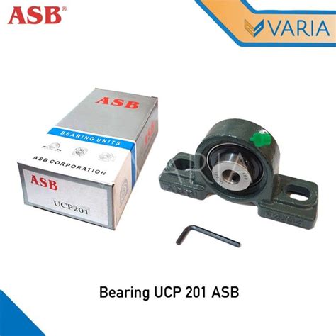 Bearing UCP 201 ASB Diameter As 12 Mm Laher Pillow Block Duduk Lazada