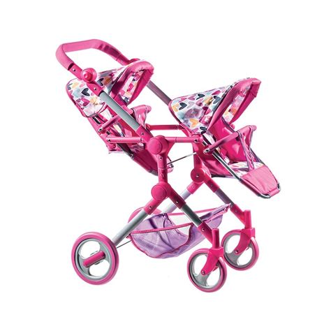 Lissi Modern Twin Baby Doll Stroller | Baby doll strollers, Baby dolls, Stroller