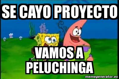 Meme Personalizado Se Cayo Proyecto Vamos A Peluchinga