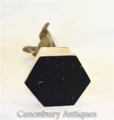 Antique Art Deco Jazz Age Dancer Nude Pewter Figurine