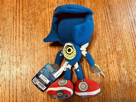 Mavin | SONIC THE HEDGEHOG - METAL SONIC PLUSH 11 INCH