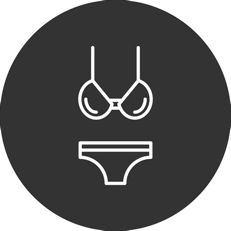 Bikini Line Inverted Icon Vector Art At Vecteezy