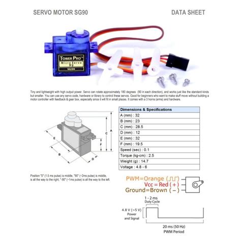 Servo Motor Sg90 Arduino Datasheet Webmotor Org