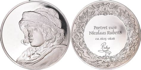 France Medal 1980 Peinture Rubens Portrait De Nicolas Rubens Proof