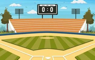 Free Clipart Baseball Stadium Background