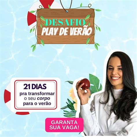 Desafio Play Verão 21 dias para transformar o seu corpo em Mairi BA