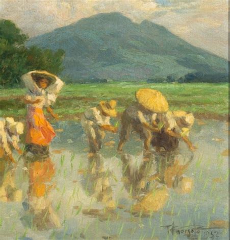 workers  rice field  fernando amorsolo  artnet