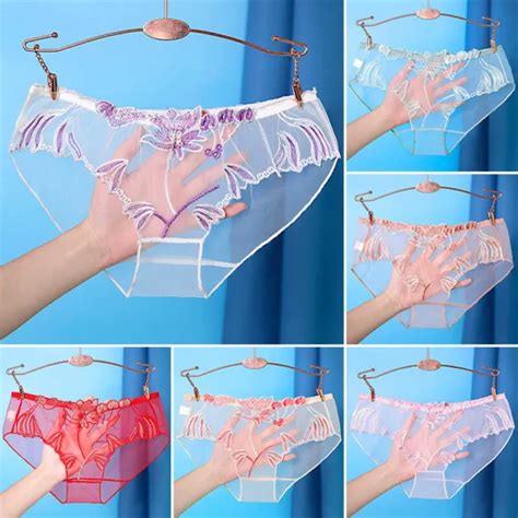 WOMEN S SEXY UNDERWEAR See Through Lingerie Mesh Panties Briefs Lace Knickers EUR 3 18 PicClick FR