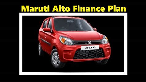 Maruti Suzuki Alto 800 Base Model Finance Plan With Low Down Payment