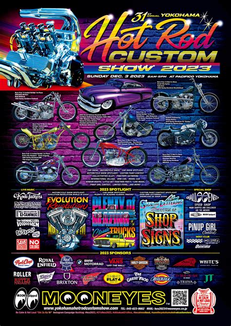 More Days And St Annual Yokohama Hot Rod Custom Show Mooneyes Express